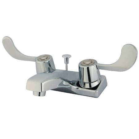 Kingston Brass 4" Centerset Bathroom Faucet, Polished Chrome GKB191